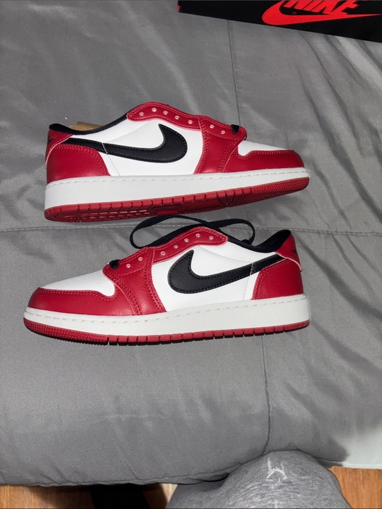 Nike Other - Jordan 1 low Chicago Sneakers in Red, White & Black